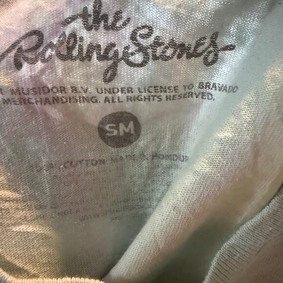 Rolling Stones Pastel Tongue Logo Tee, Size Small - Picture 4 of 4